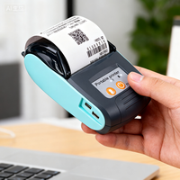 PT210 poche portable Android IOS sans encre Barocde Qr Code imprimante thermique câble imprimante d'étiquettes