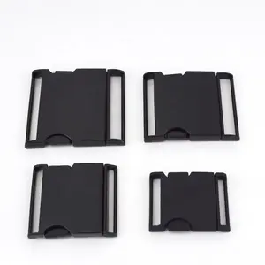 Meetee ap313 màu đen schoolbag phụ kiện Ba lô dây đeo hợp kim khóa con chó cổ áo vành đai Clip nhanh chóng phát hành khóa - Product Image 1