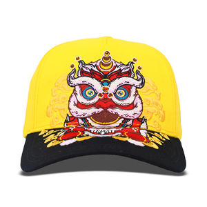 Gorras de Béisbol Tcap China de 5 Paneles en Dos Colores, Gorra Estructurada con Logotipo Bordado Personalizado - Product Image 1