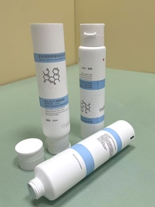 Tube souple blanc de qualité médicale avec bouchon à clapet pour gel réparateur cutané médical - Product Image 3