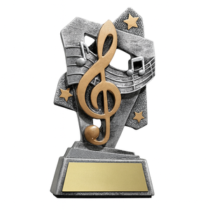 Trophée en résine Note de Musique <span class=keywords><strong>Triumph</strong></span> WEIVISTA – Fabrication Personnalisée en Usine - Product Image 1