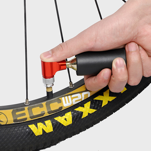 Pompe à <span class=keywords><strong>CO2</strong></span> portable en alliage d'aluminium pour vélo de <span class=keywords><strong>route</strong></span>, valve Presta et Schrader, mini-pompe à main <span class=keywords><strong>gonfleur</strong></span> - Product Image 5
