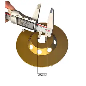 Rodas personalizadas de 7 polegadas para moagem de concreto, granito, mármore e metal, diamantes e copos, formas personalizadas