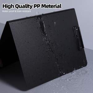 Prancheta A4 Dobrável com Clips Metálicos Duplos, Pranchetas com Clip de 360 Graus e Suporte para Caneta, Pasta de Trabalho - Product Image 5