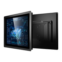 Écran tactile 18.5 pouces N2840/J1800/J1900/J4125/i3/i5/i7 processeur ordinateur industriel intégré panneau pc industriel