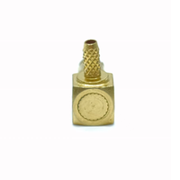Connecteur de câble à sertir RF SMB-KW3, prise femelle à angle droit de 90 degrés, à clipser pour câble coaxial RG316