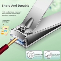 Ensemble de coupe-ongles professionnel de luxe en acier inoxydable de haute qualité, personnalisé, pour manucure des doigts, portable, soins personnels, boîte pour la maison