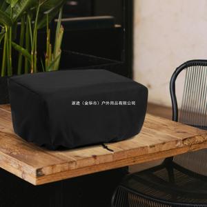 Housse pour four à pizza Zhuji (Jinhua) Outdoor Products Co Ltd, 56x56x29cm, noire, tissu Oxford 600D, fermeture à cordon, anti-poussière - Product Image 1