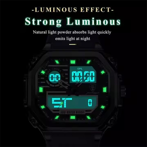 <span class=keywords><strong>POEDAGAR</strong></span> 993 Nouvelle <span class=keywords><strong>montre</strong></span> sport numérique multifonctionnelle étanche à double affichage LED avec lumière nocturne, <span class=keywords><strong>montre</strong></span> à quartz pour homme - Product Image 3
