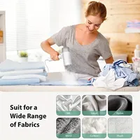 Défroisseur Vapeur Portable Pliable 1200W à Chauffage Rapide, Fer à Vapeur Électrique pour la Maison et les Voyages, Réservoir d'Eau 200ML