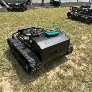 Ce EPA được phê duyệt công nghiệp không dây tất cả các địa hình Máy cắt cỏ nông nghiệp cao su theo dõi điều khiển từ xa Robot Máy cắt cỏ - Product Image 3