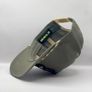 Two Tone 5 Panel Baseball <b>Cap</b> Custom Embroidery Logo Vintage Suede Brim Structured Sports Hat Unisex <b>Blank</b> <b>Cap</b> - Product Image 5