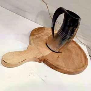 Bandeja para Pizza de Madera de Acacia Ecológica de Alta Calidad, Diseño Moderno y Lujoso, Acabado Pulido, Color Natural, Éxito de Ventas en Alibaba - Product Image 1