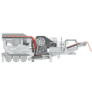 Concasseur à mâchoires portable, capacité 200t/h, pour le recyclage des déchets de construction - Product Image 3