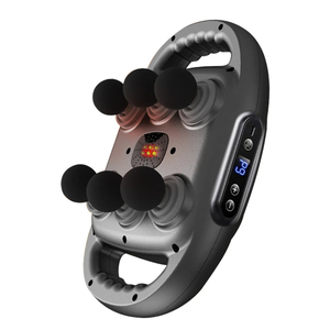 Pistolet de massage électrique à 6 têtes, ergonomique et facile à transporter, avec vibrations haute fréquence - Product Image 1