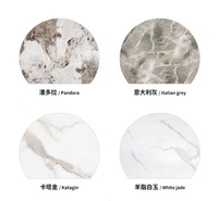 Meilleure vente prix promotionnel ensemble de table à manger 6 chaises pierre sinered ensemble table à manger complète 6 places Chine meubles béton