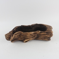 Nouveau design moderne pot décoratif gris cuivre ciment pot de fleur pot pour intérieur décoration de bureau vente en gros