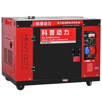 Générateur silencieux 10kVA-12.5kVA le plus vendu avec télécommande ATS 110V/220V/380V 50/60Hz pour usage domestique et industriel