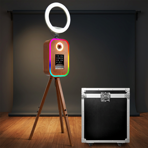 Driehoekige beugel DSLR fotohokje met opvouwbare <span class=keywords><strong>iPad</strong></span>-houder voor bruiloften en evenementen - Product Image 1