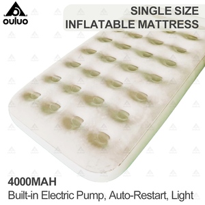 Matelas gonflable portable OULUO pour l'extérieur, simple ou double, en PVC résistant aux déchirures, imperméable, durable, pour le camping et les voyages, <span class=keywords><strong>pliable</strong></span> CQZP-2 - Product Image 3