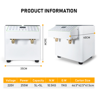 MOSEENER Commercial 24 Key 8.5L Doseur automatique de fructose Distributeur de sirop de fructose haute capacité 220V État neuf