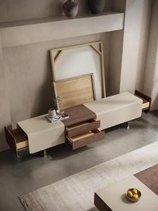Table basse rectangulaire <span class=keywords><strong>moderne</strong></span> en bois avec rangement et <span class=keywords><strong>meuble</strong></span> <span class=keywords><strong>TV</strong></span> pour salon et chambre à coucher, mobilier écologique pour la maison - Product Image 1