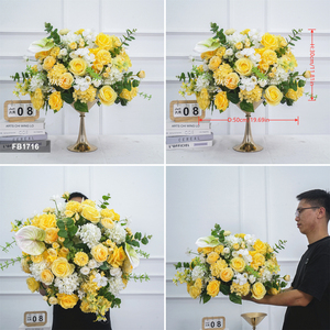 Factory Wholesale 50cm <b>Artificial</b> <b>Flower</b> Ball Wedding Table Centerpiece Decor - Product Image 2