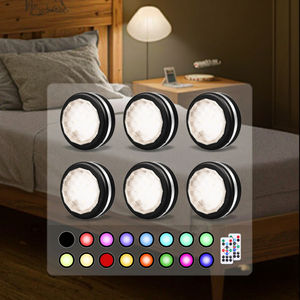 Petite <span class=keywords><strong>lampe</strong></span> à changement de couleur à éclairage amusant à piles pour chambre à coucher et armoires - Product Image 1