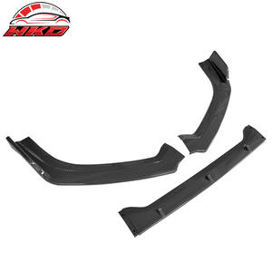 Pour Nissan Altima 2019-2022, lèvre de pare-chocs avant, impression fibre de carbone, spoiler PP, garniture 3 pièces, kit carrosserie de haute qualité - Product Image 5