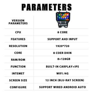Radio para Auto con Android 12 para Ford Mustang 2014-2021, Pantalla Vertical de 12.1 Pulgadas, Navegación GPS, Reproductor Multimedia de DVD Estéreo para Auto - Product Image 2