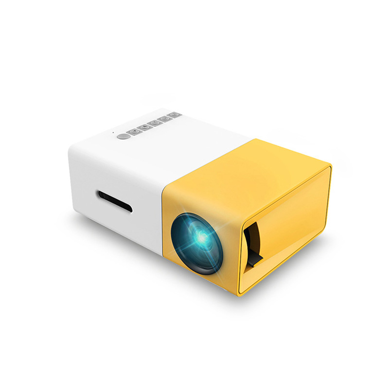 Home Theater Android Small Portable Smart Video Projector Yellow Led Headlight Digital Mini Projector For Phone