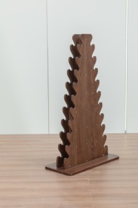 Support d'haltères Feelgala en chêne rouge durable, non pliable, unisexe, pour l'entraînement en force et le rangement en intérieur, 6 paires, pour utilisation à domicile - Product Image 5
