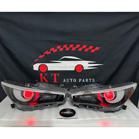 Phares de voiture RGB pour Infiniti Q50, phares LED en forme de lune, yeux de démon, phares modifiés d'origine