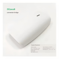 Persianas y Cortinas Motorizadas Horizontales DD7002B, Control por Wifi de 433MHz, Aplicación Inteligente y Puente para Alexa y Google Home, Cortina de Plástico