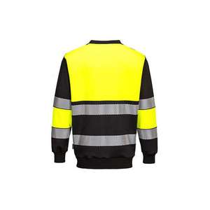 Portwest-PW376YBR5XL สเวตเชิ้ต PW3 Hi-Vis Class 1สีเหลือง/ดำ-EAN 5036108391301 HI-VIS ชุดทำงาน - Product Image 2