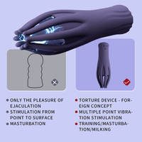 Outils de masturbation électriques, masseur de gland vibrant, dispositif d'entraînement pour retarder l'éjaculation, masturbateurs, jouets sexuels pour adultes pour hommes et femmes
