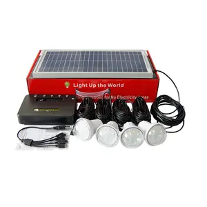 Solar Phone Charging Home Lighting Polycrystalline Silicon Solar Panel Off-Grid Portable Pico Home Solar Energy Systems