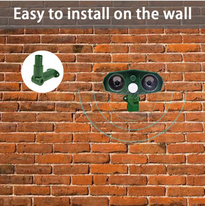 Ngoài trời năng lượng mặt trời Powered không thấm nước động vật Repeller trang trại Dog rodent điều khiển siêu âm động vật Repeller cho chuột Mèo chim khỉ - Product Image 4