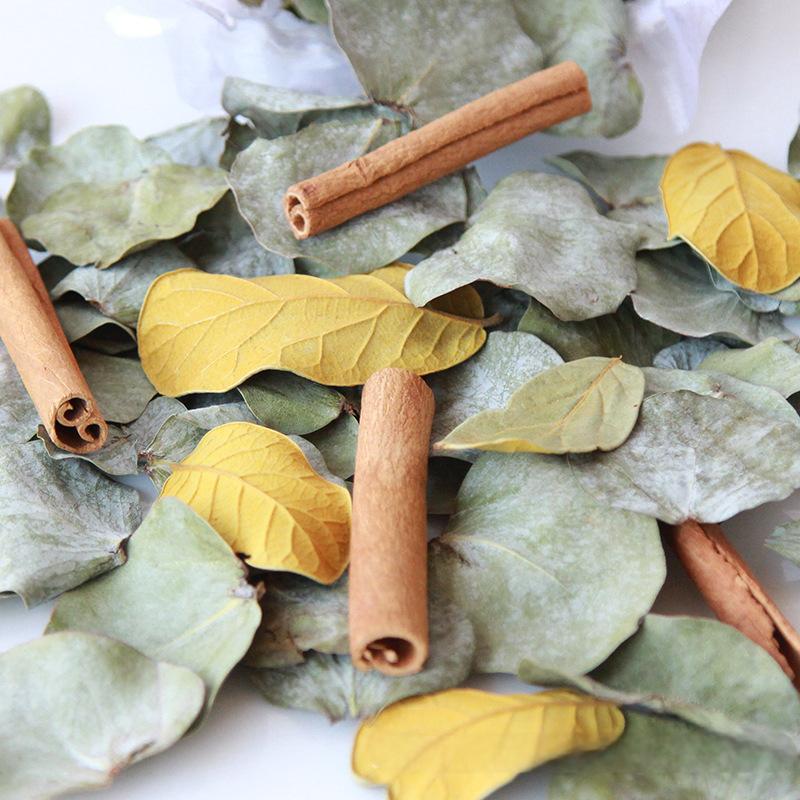 Feuille d'eucalyptus 30g cassia 8pcs feuille jaune 10g