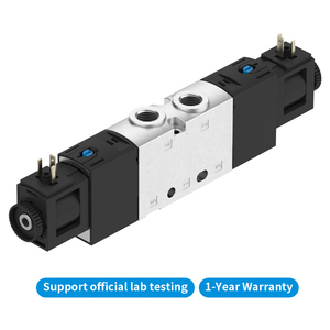 Vanne directionnelle pneumatique pilotée par électrovanne FESTO VUVS authentique, protection IP65 pour systèmes pneumatiques industriels - Product Image 4