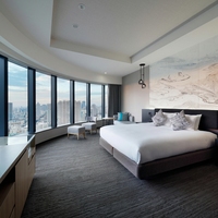 Solution clé en main pour mobilier d'hôtel de luxe 5 étoiles, ensemble complet de meubles en bois de noyer pour chambre d'hôtes, salle à manger, hall, fabrication sur mesure OEM