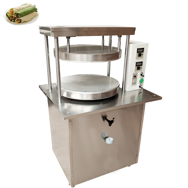 Semi Automatic Tortilla Making Machine Pizza Dough Press Machine Automatic Arabic Pita Bread Production Line