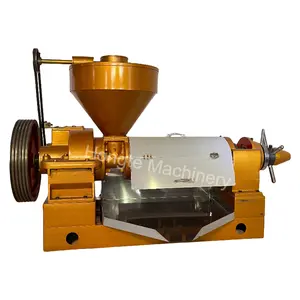 High speed screw oil pressing sunflower seeds oil making peanut oil press machine