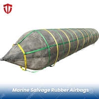 Airbags de flottabilité gonflables pour le sauvetage maritime certifiés ISO 14409, haute capacité (10-40 tonnes/m), airbag pneumatique en caoutchouc pour rouleaux marins