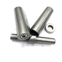 Charnière à souder en fer robuste YPX, à graissage intégré, en forme de goutte, finition satinée, angle d'ouverture de 180 degrés, pour coque de machines d'ingénierie