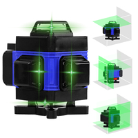 F machine de nivellement laser professionnelle outil de niveau laser vertical auto-vert ligne croisée avec écran