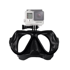 Scuba Diving Mask Action Cameras' Snorkeling Set Silicone Diving Glass Underwater Mask with Mount for <span class=keywords><strong>Go</strong></span> <span class=keywords><strong>Pro</strong></span> Hero - Product Image 2