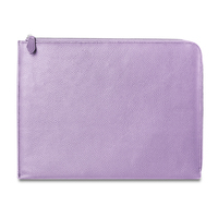 Housse d'ordinateur portable en cuir véritable de luxe personnalisée, étui pour tablette en cuir pour iPad