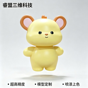 Figura de Dibujos Animados Impresa en 3D Raymankind, Resina con Grosor de Pared de 1 mm, Prototipado Rápido, Creación de Modelos - Product Image 5