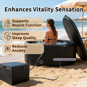 ZT Ice Bath Recovery Cold Plunge Therapy Home Spa Tub Cooler 0.3HP Portable <b>Water</b> <b>Chiller</b> Machine 110V/220V - Product Image 6